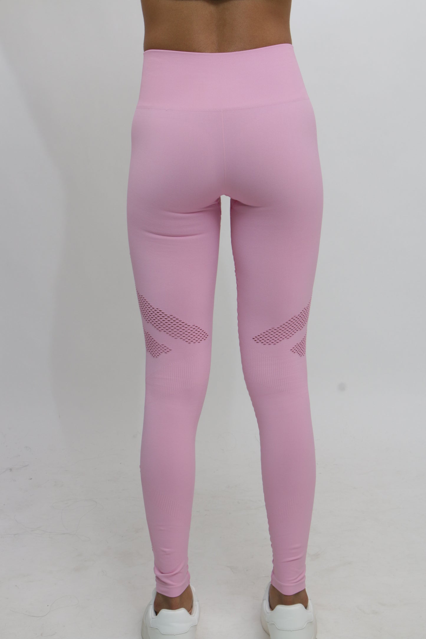Pink Perforate Leggings