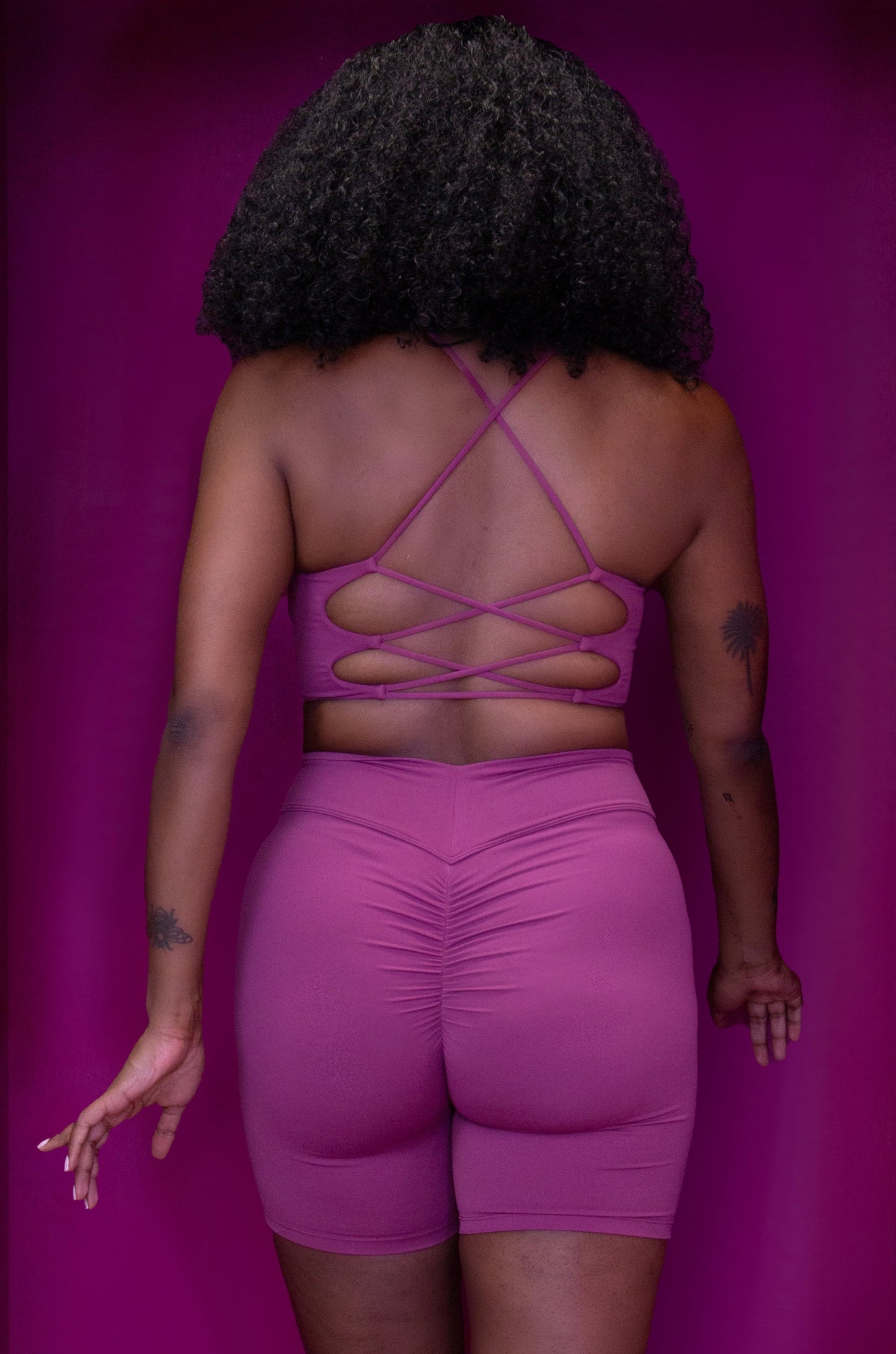 Plum Crossback Set